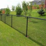 Black Coated Chainlink Fence
