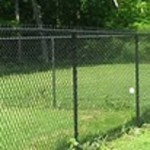 Black Coated Chain Link Fence
